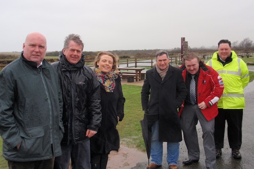 Pictured at the launch of the Mourne Coastal Route